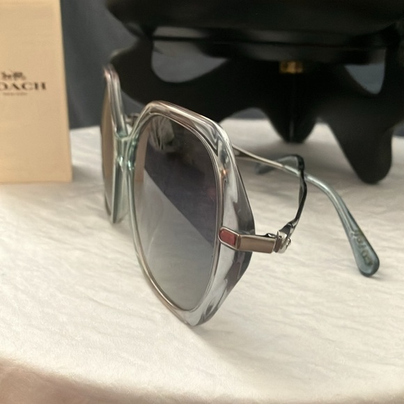 Coach: Translucent Blue (C3504) Sunglasses - Picture 11 of 16